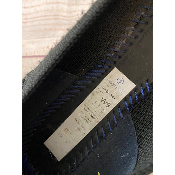 Rothy's Women's Black Pointed Toe Ballet Flats - 9 - Picture 7 of 10